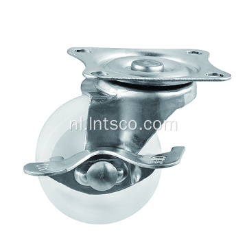 25mm Light Duty White PP Side Rem Casters